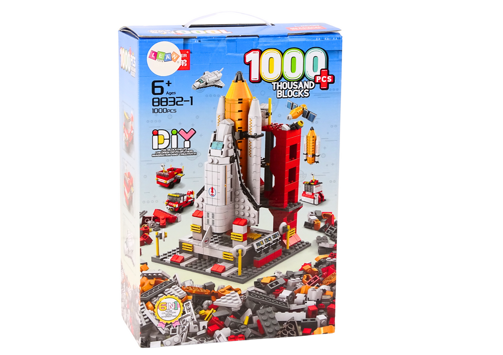 Konstrukce Vesmírná raketa 6v1 s 1000 díly – stavebnice
