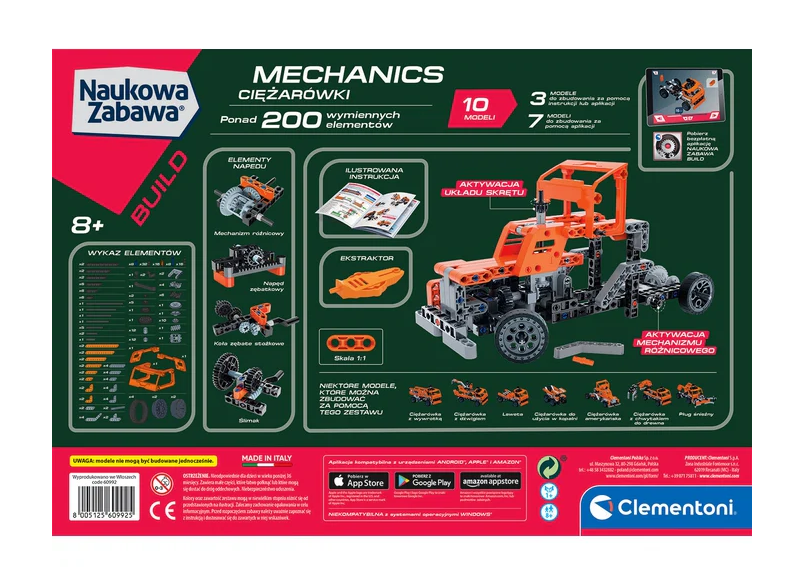 Konstrukční stavebnice laboratoř mechaniky nákladních aut – Clementoni