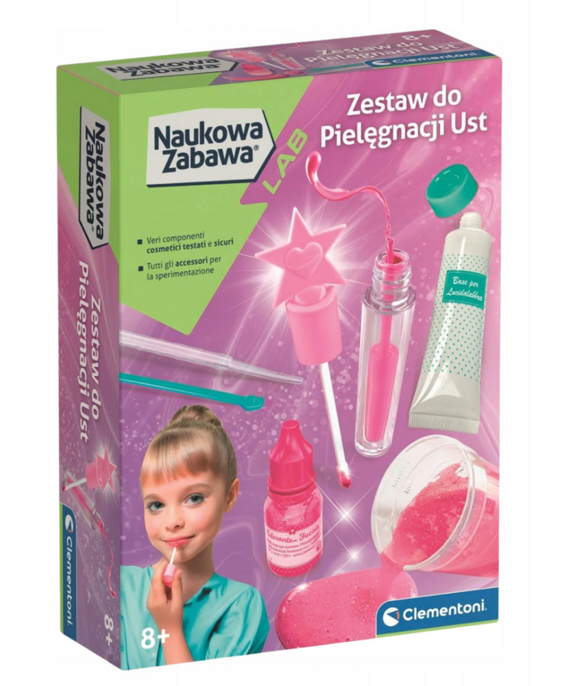 Kosmetická sada na balzám a lesk na rty – Clementoni