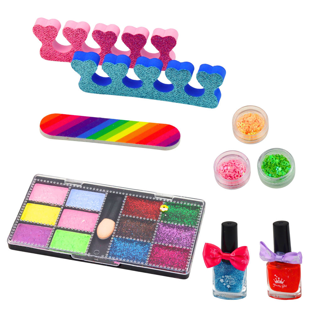 Kosmetická sada pro make-up nehtů s taškou – 20 dílů