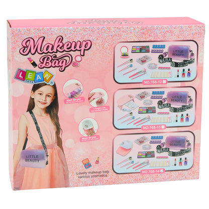 Kosmetická sada pro make-up nehtů s taškou – 20 dílů