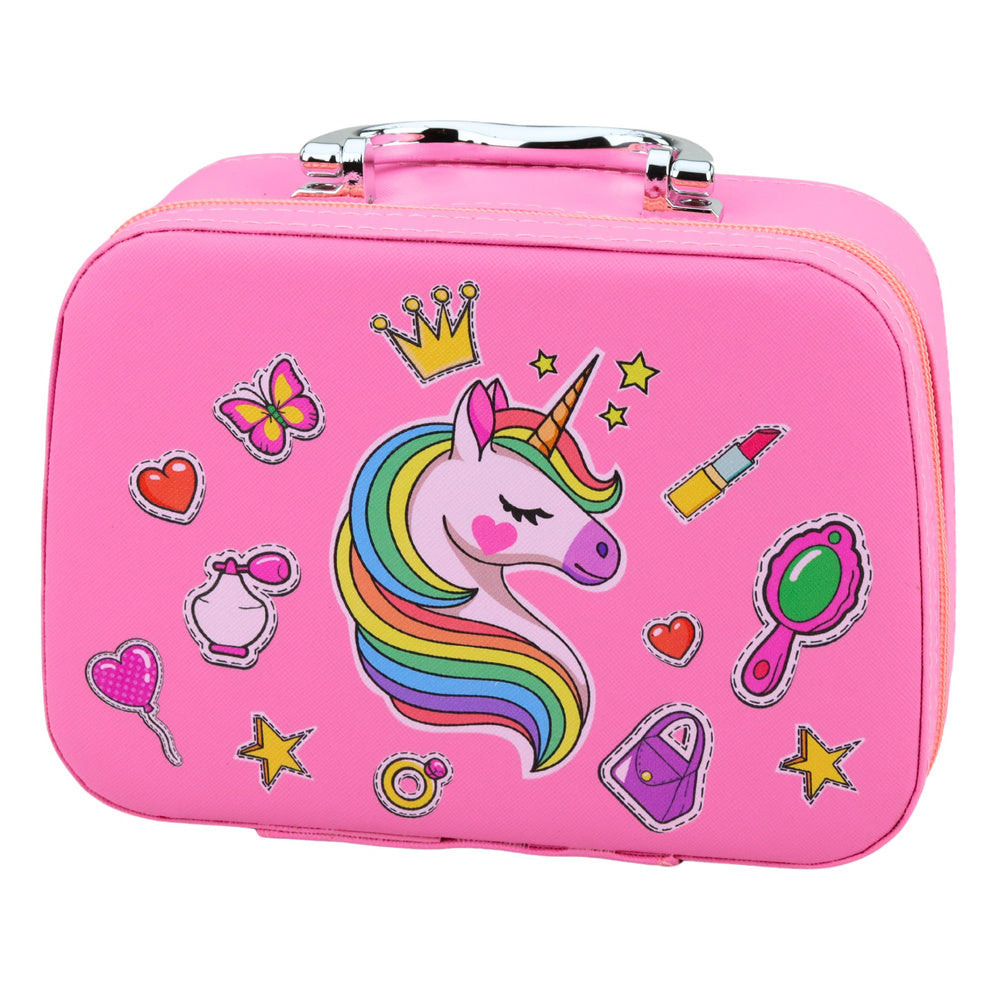 Kosmetická sada Unicorn s kosmetickou taštičkou a nehty