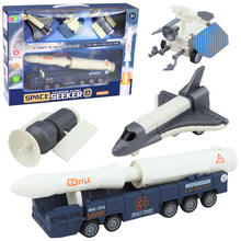 Kosmická sada s raketou, raketoplánem a vozidlem – pro děti od 3 let