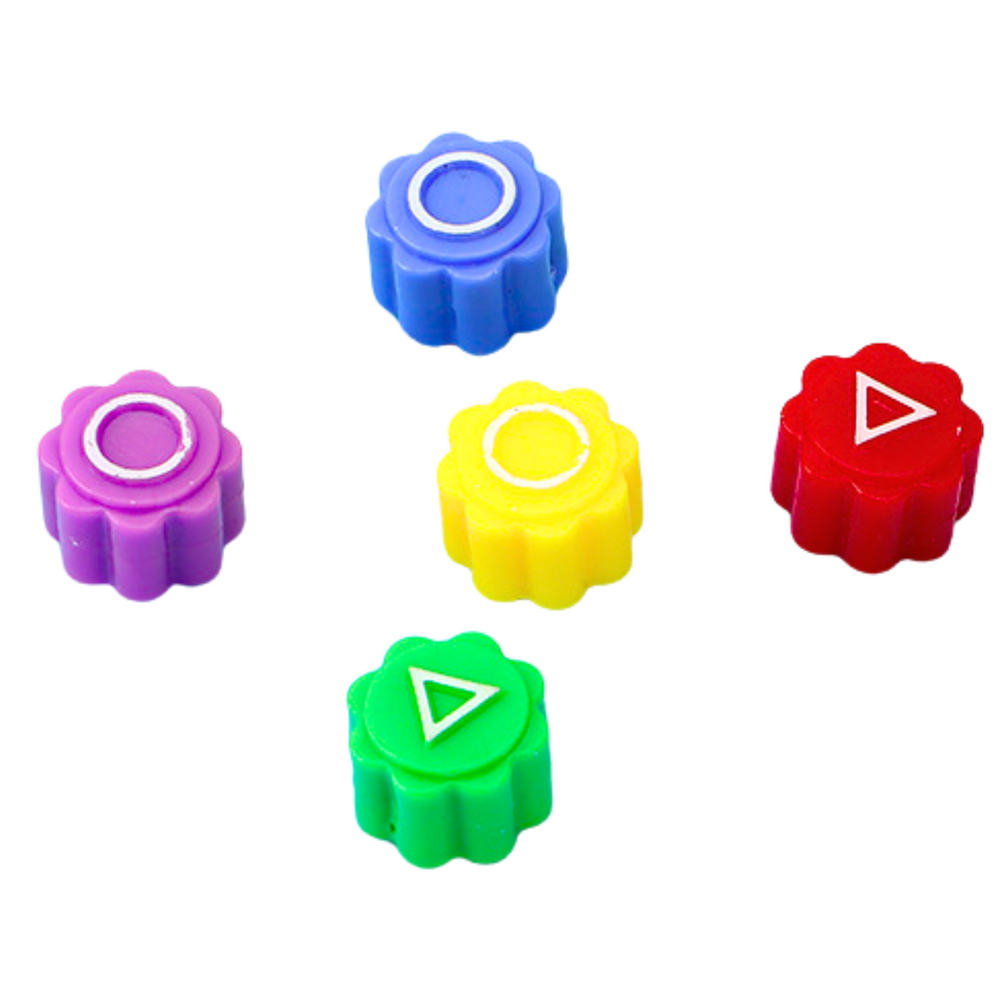 Kostky na obratnostní hru Gonggi s pouzdrem 5ks – Squid Game