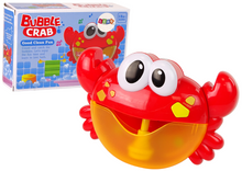 Koupelová hračka krab – generátor bublin s hudbou | červený