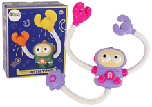Koupelová hračka krab kosmonaut – na baterie s prysznicem