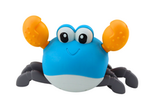 Koupelová hračka nakrucovací krab chodí a plave modrý