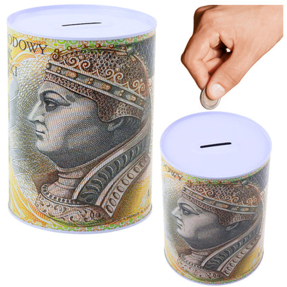 Kovová pokladnička bankovka 200 zlotých – 16x12cm