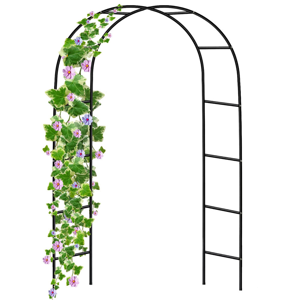 Kovová zahradní pergola pro rostliny 240x140 cm