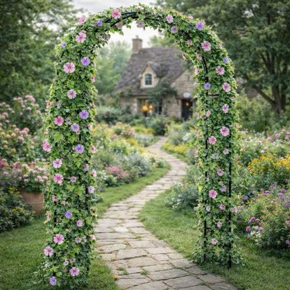 Kovová zahradní pergola pro rostliny 240x140 cm