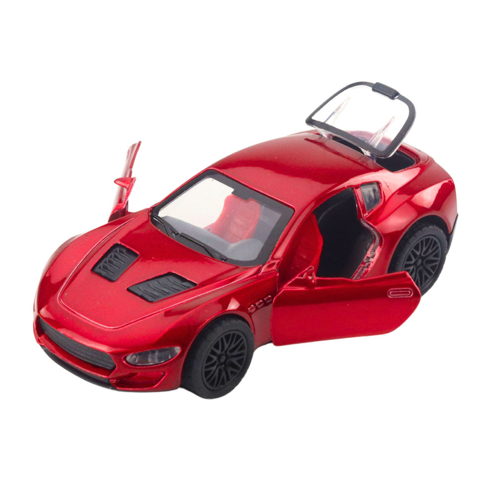 Kovové sportovní auto se zvuky a světly – napodobování