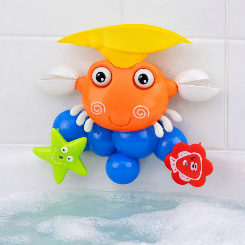 Krab fontána do vany s přísavkami – interaktivní hračka