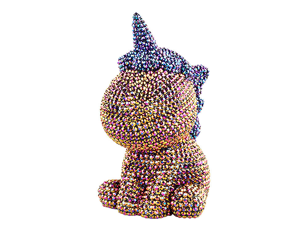 Kreativní sada jednorožec DIY diamantové kamínky hnědý