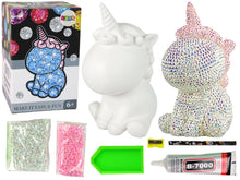 Kreativní sada jednorožec DIY diamantové kamínky růžový
