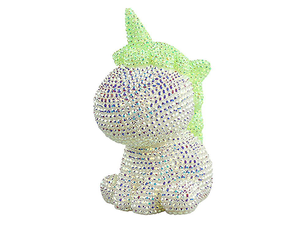 Kreativní sada jednorožec DIY diamantové kamínky zelený