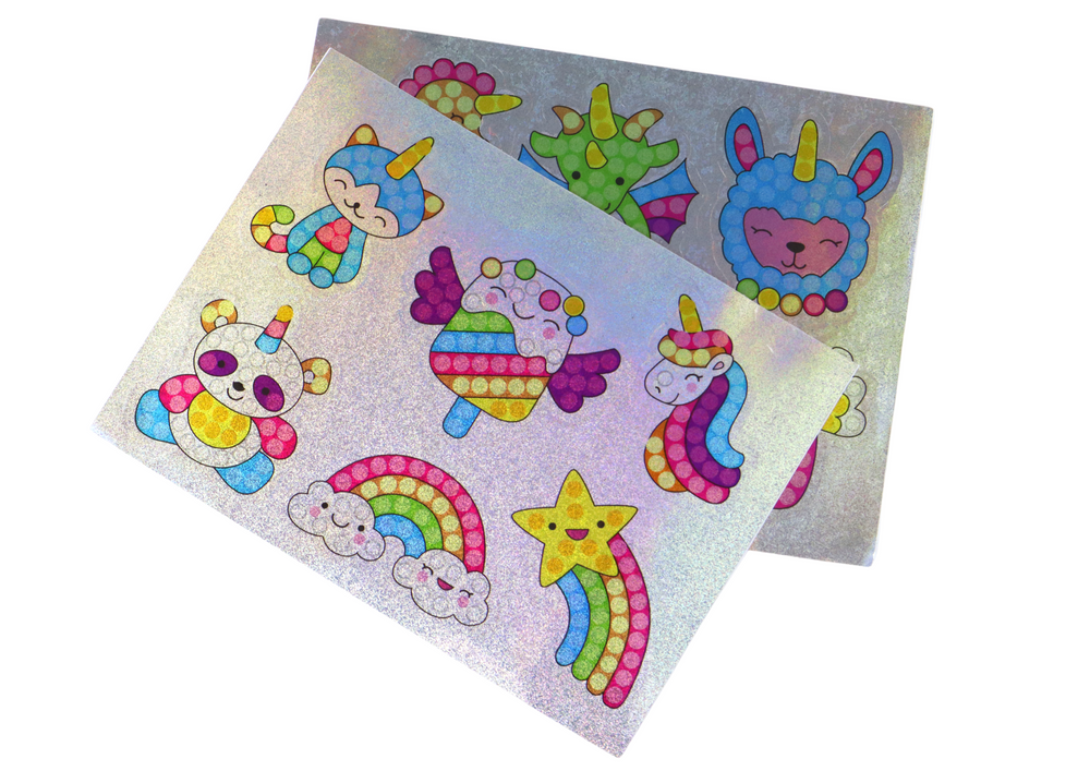 Kreativní sada na lepení diamantů DIY – s barevnými nálepkami