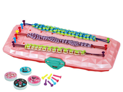 Kreativní sada na náramky s korálky – růžová | DIY kit