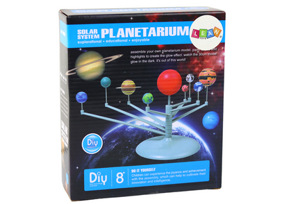Kreativní sada planet k sestavení a pomalování Slunce 20 dílů