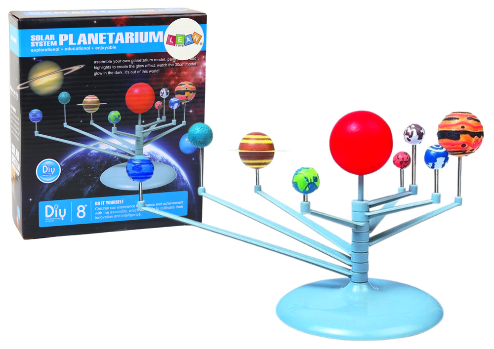 Kreativní sada planet k sestavení a pomalování Slunce 20 dílů