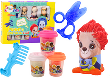Kreativní sada plastelína kadeřnický salon s figurkami a příslušenstvím
