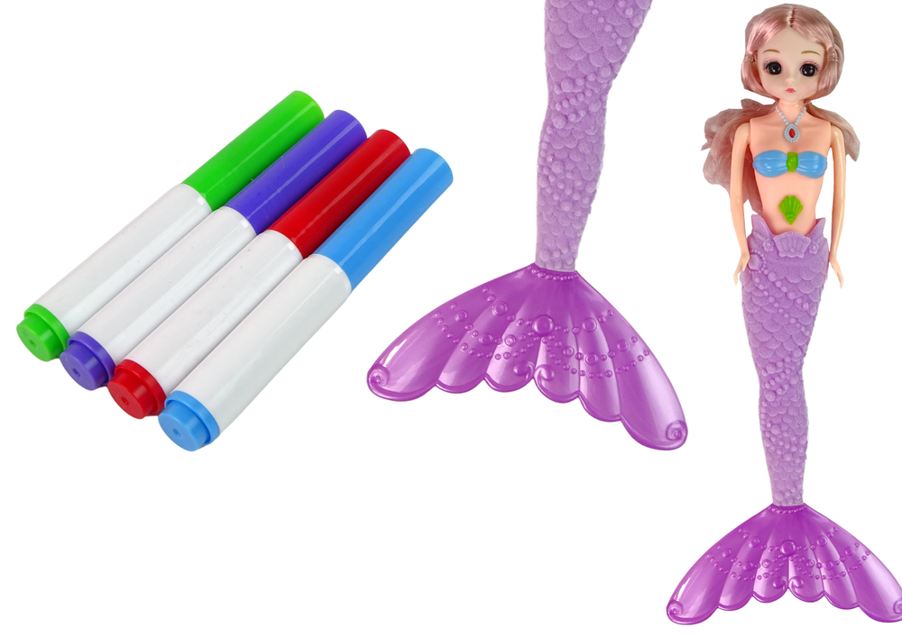 Kreativní sada s mořskou vílou – vykopávky fialová