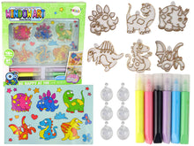 Kreativní set vitráže s dinosaury 3D – tavící barva