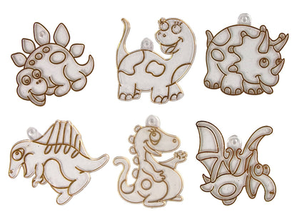 Kreativní set vitráže s dinosaury 3D – tavící barva