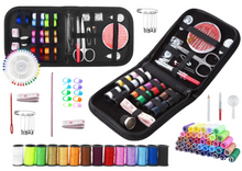 Krejčovská sada na šití v pouzdře 29 dílů s nůžkami a nitěmi