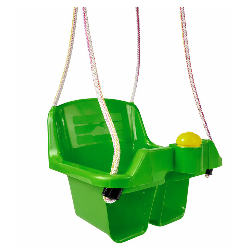 Kubélková houpačka pro děti zelená 40 cm – 5237