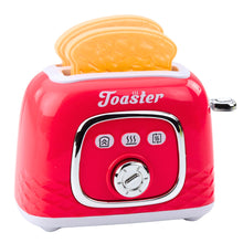 Kuchyňské spotřebiče toster a mixér se světly a zvuky růžový
