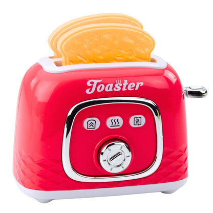 Kuchyňské spotřebiče toster a mixér se světly a zvuky růžový