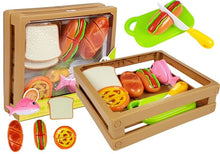 Kuchyňský set na krájení hot dog ryba na suchý zip v krabici