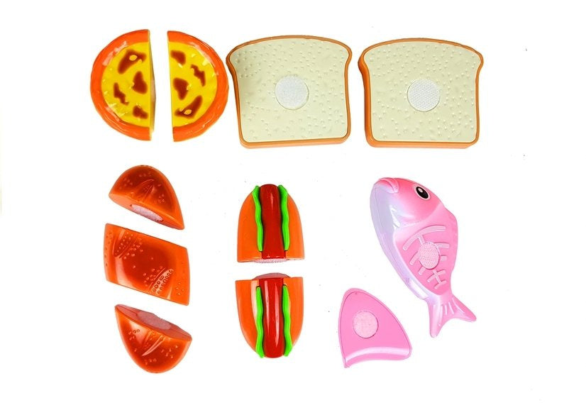 Kuchyňský set na krájení hot dog ryba na suchý zip v krabici