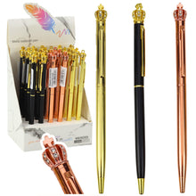 Kuličkové pero kovové automatické – modrý inkoust 1,0mm