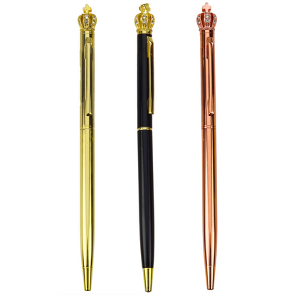 Kuličkové pero kovové automatické – modrý inkoust 1,0mm