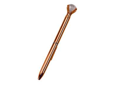 Kuličkové pero s diamantem modrá náplň 0,7mm mix barev