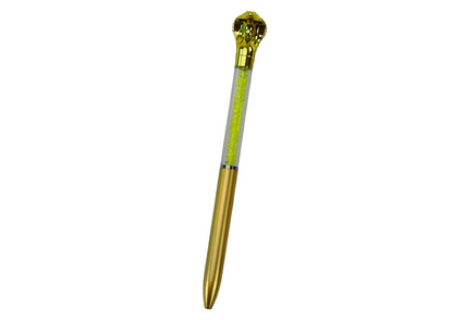 Kuličkové pero s kobrami a třpytkami 0,7mm modré