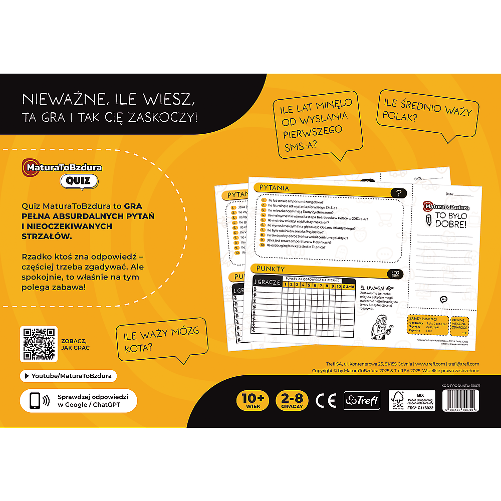 Kvízová hra MaturaToBzdura – Trefl