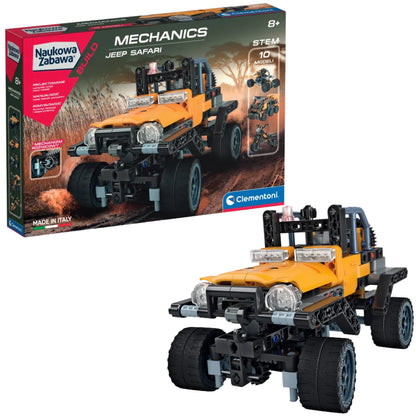 Laboratorium mechaniky Jeep Safari – stavebnice Clementoni