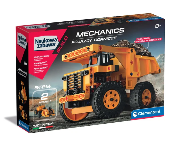 Laboratorium mechaniky - těžební vozidla Clementoni 50715