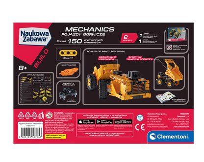 Laboratorium mechaniky - těžební vozidla Clementoni 50715