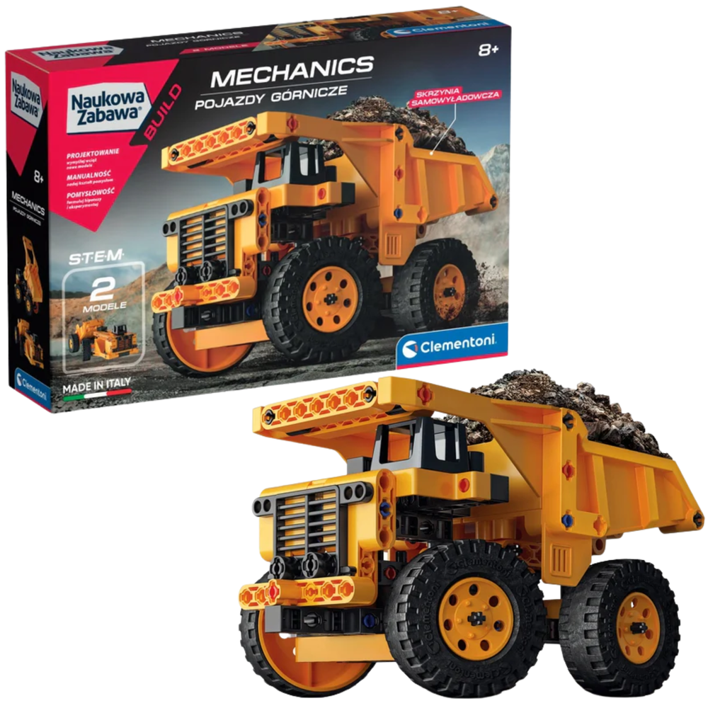 Laboratorium mechaniky - těžební vozidla Clementoni 50715