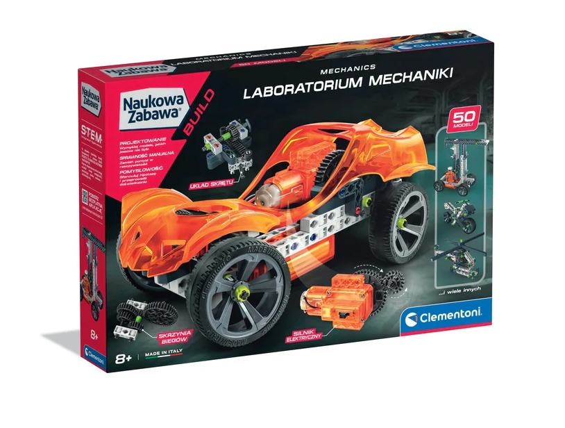 Laboratorium mechaniky – vědecká stavebnice Clementoni