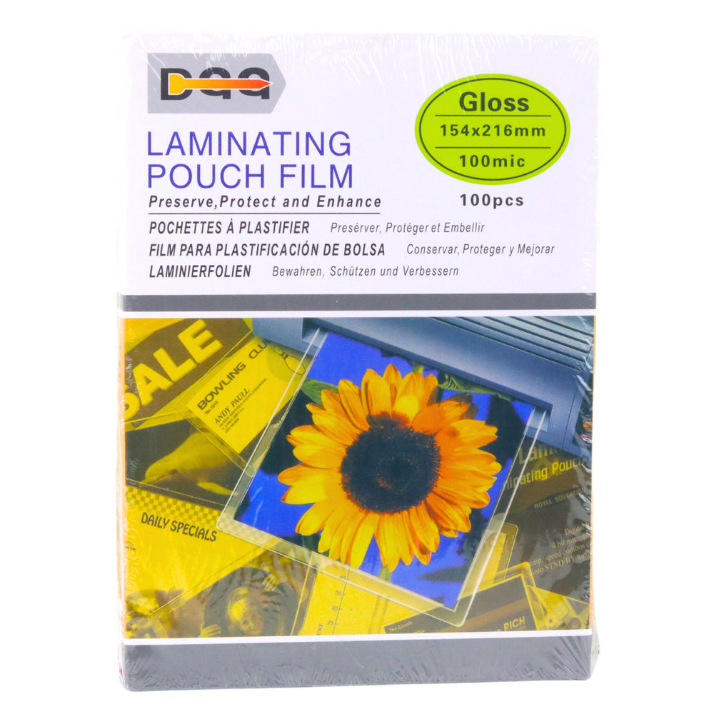 Laminovací fólie lesklé B6 154x216mm 100mic – 100ks