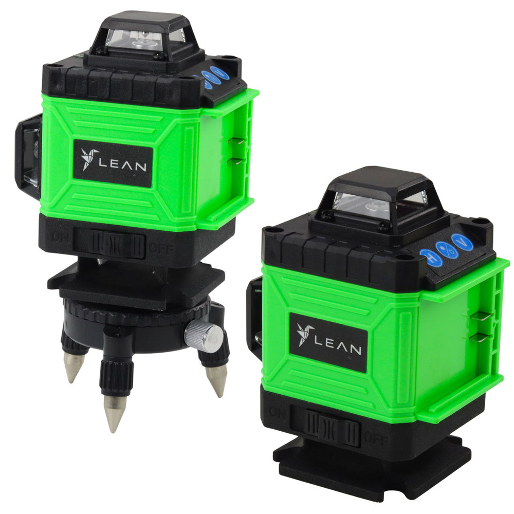 Laserová vodováha 4D 16 linií – se stativem a akumulátory