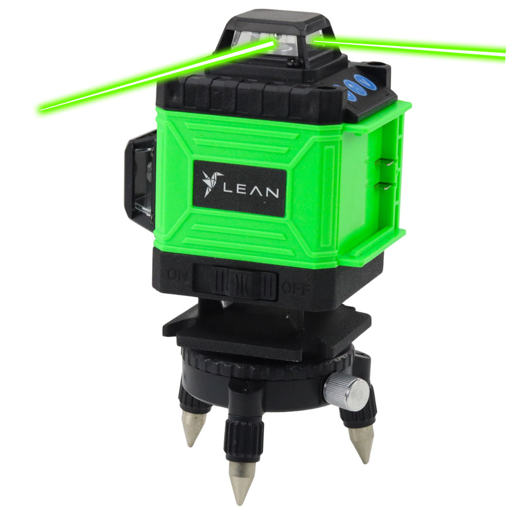 Laserová vodováha 4D 16 linií – se stativem a akumulátory