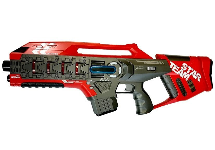 Laserové pistole Laser Tag pro 4 týmy – se zvuky a vibracemi