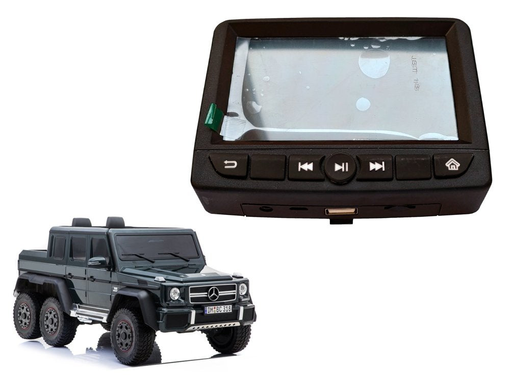 LCD panel s MP4 přehrávačem do dětského auta Mercedes G63 SX1888