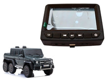 LCD panel s MP4 přehrávačem do dětského auta Mercedes G63 SX1888