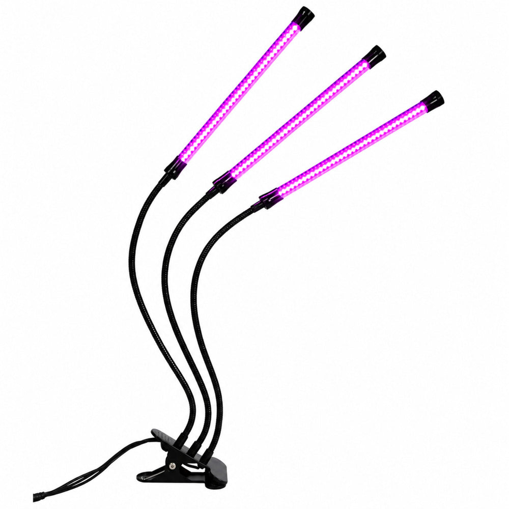 LED lampa pro pěstování a dosvícení rostlin s klipem